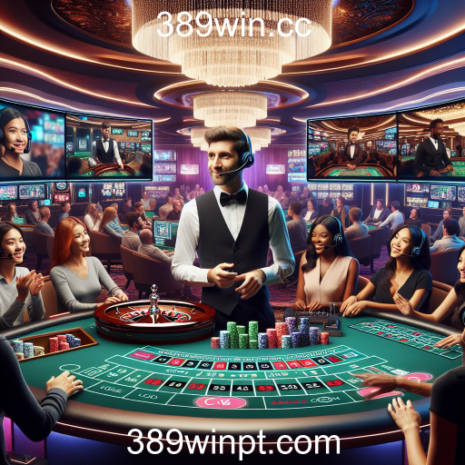 Experimente a Emoção do Cassino Ao Vivo no 389win.cc